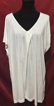 Load image into Gallery viewer, White V-Neck Relaxed Women's Top
