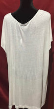 Load image into Gallery viewer, White V-Neck Relaxed Women's Top
